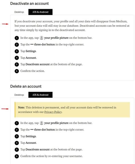 Account Deletion Policy .